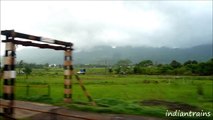 india travel@ scenic drive by indian railways train,neral to shelu, thane, maharashtra, india