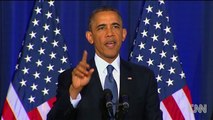 President Obama interrupted by heckler