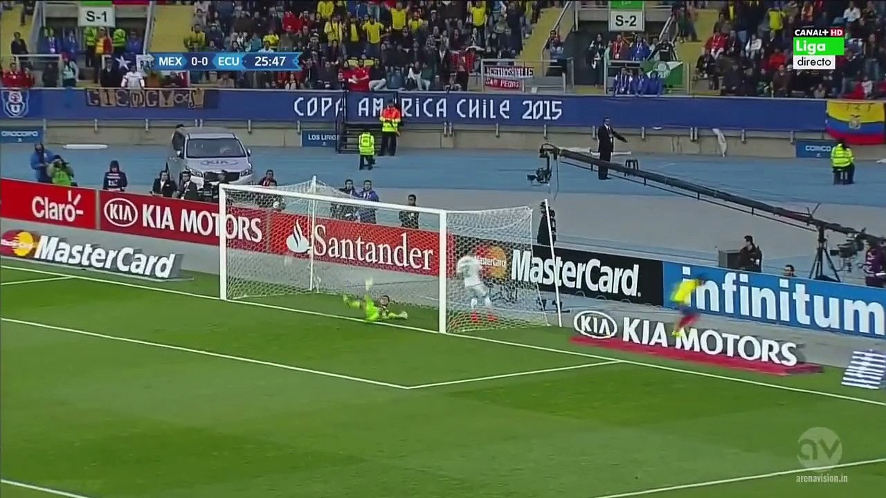 Miller Bolaños Goal 0:1 | Mexico vs Ecuador 19.06.2015 HD (Copa America 2015)