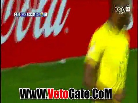 فالنسيا يتقدم بالهدف الثانى الاكوادور فى مرمى المكسيك