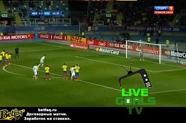Raul Jimenez Penalty Kick Goal | Mexico 1-2 Ecuador