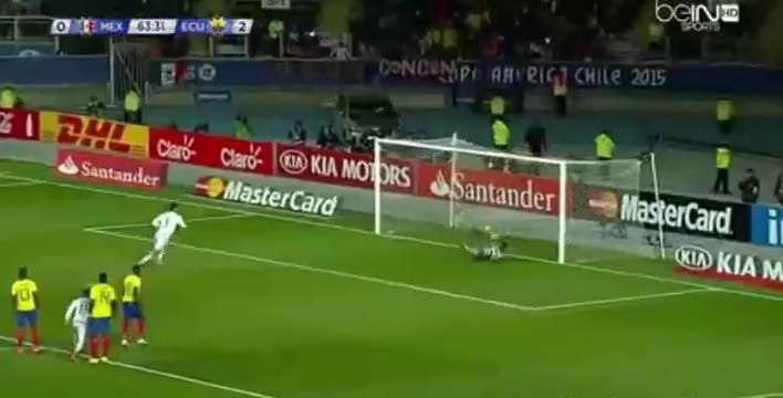 Raúl Jiménez 1-2 Penalty | Mexico vs Ecuador 19.06.2015 HD (Copa America 2015)