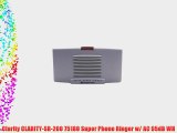 Clarity CLARITY-SR-200 75180 Super Phone Ringer w/ AC 95dB WH