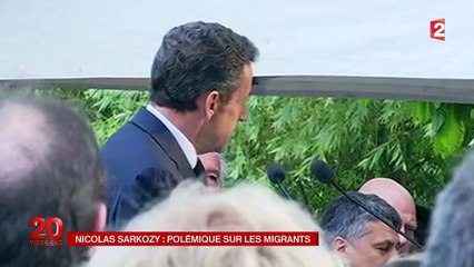 Migrants : la métaphore de Nicolas Sarkozy fait réagir