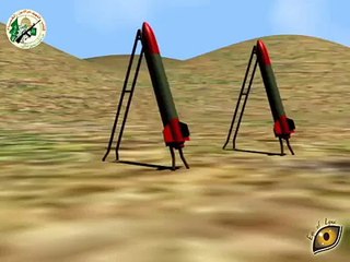 صواريخ قسام تضرب تل أبيب Qassam Rockets strike tel aviv