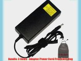 Bundle:3 items - Adapter/Free Carry Bag/Power Cord: Toshiba 19V 6.32A 120W AC Adapter for Toshiba