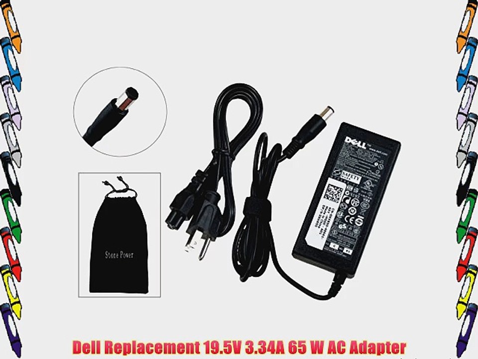 Dell Replacement 19.5V 3.34A 65 W AC Adapter