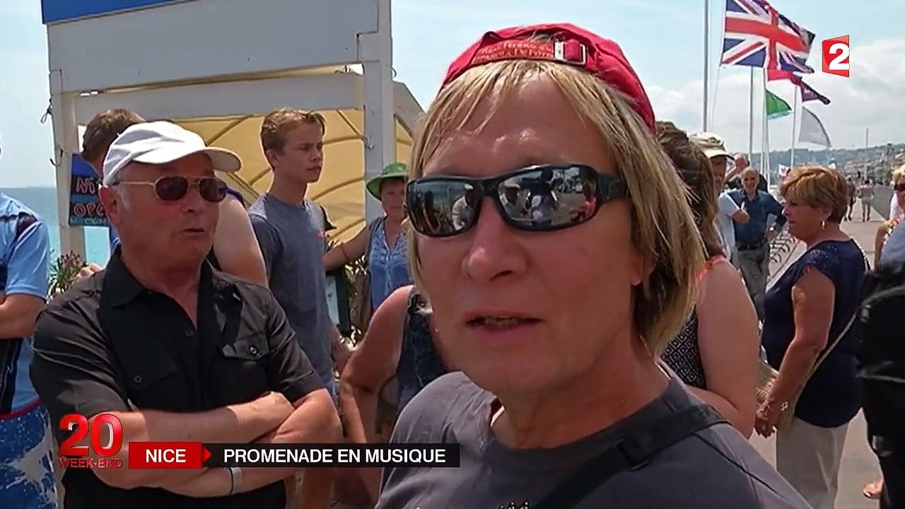 Nice : La Promenade des Anglais, transformée pour la fête de la Musique
