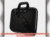 Black Cady Cube Ultra Durable 13 inch Tactical Hard Messenger bag for your Acer Aspire S5 13.3