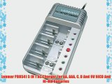 Lenmar PRO541 5 IN 1 AC Charger For AA AAA C D And 9V NICD And NI-MH Batteries