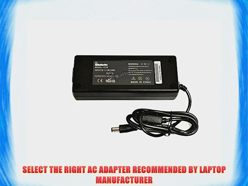 UBatteries AC Adapter Charger Dell Latitude 3340 - 130W 19.5V
