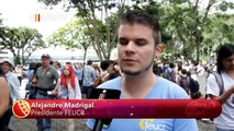 Miles de estudiantes protestan contra recortes en Costa Rica