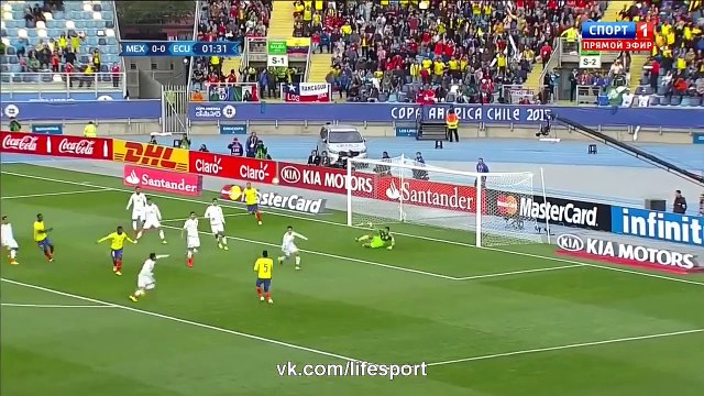 Mexico 1 - 2 Ecuador All Goals and Extended Highlights HD 19.06.2015 (Copa America 2015)