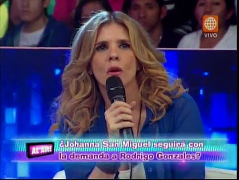 Johanna San Miguel seguirá con demanda contra 'Peluchín'