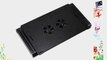 Adjustable Laptop Table Portable Bed Tray Book Stand Fit up to 17 Laptop Build-in Two USB Cooling