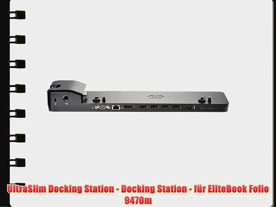 UltraSlim Docking Station - Docking Station - f?r EliteBook Folio 9470m
