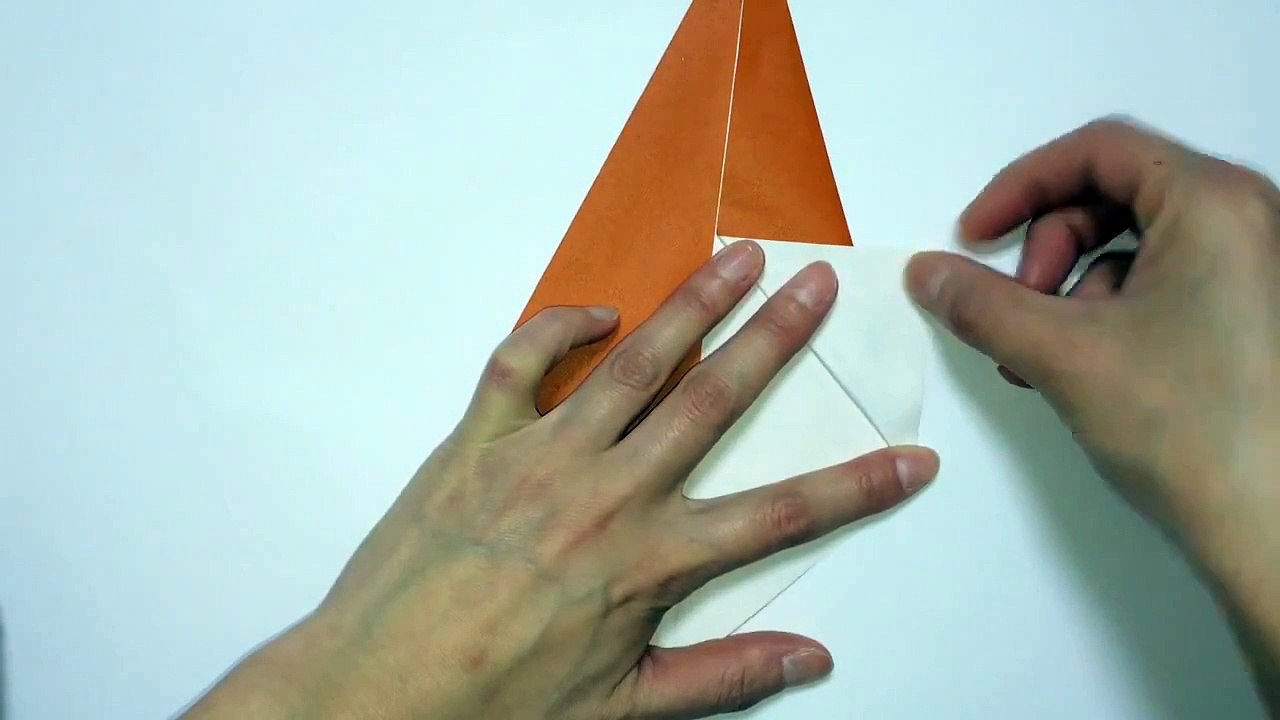 ソフトクリーム 折り紙　soft ice cream origami