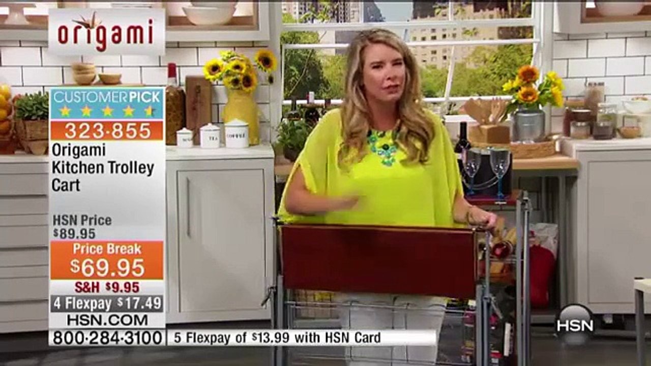 Origami Kitchen Trolley Cart