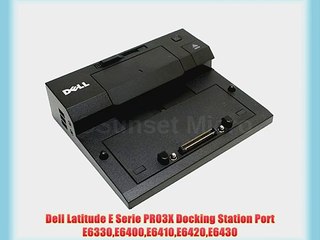Dell Latitude E Serie PR03X Docking Station Port E6330E6400E6410E6420E6430