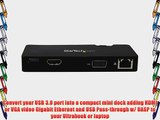 StarTech.com Universal USB 3.0 Laptop Mini Docking Station with HDMI/VGA/Gigabit Ethernet/USB