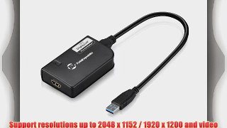 Tek Republic TUA-300 USB 3.0 to HDMI / DVI Adapter for PC