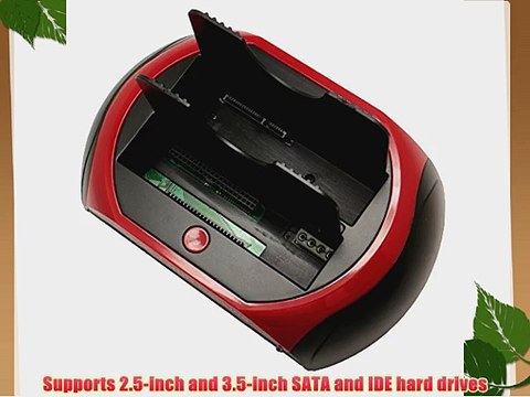 Sourcingbay Usb2.0 Dual HDD Docking IDE Sata ALL in 1 HDD Docking One Touch Backup HUB