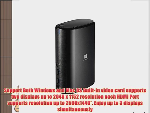 Mediasonic SmartDock HV1-U24D2L Universal Laptop Computer Docking Station for Windows