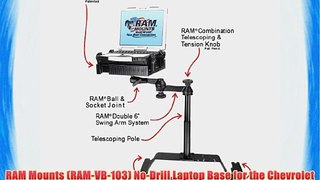 RAM Mounts (RAM-VB-103) No-Drill Laptop Base for the Chevrolet 1500 C/K 2500 C/K 3500 C/K Blazer