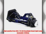 High quality Cree XM-L T6 LED Headlight Head Light Lamp Zoomable 1200Lm
