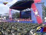 Desfile FANB Venezuela. Batalla de Carabobo 2014 Resumen 2/4 Paracaidistas, francotiradores
