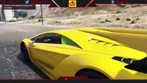 MEGA RAMP! SUPER CAR RACE! - JUMPS, RAMPS & MORE! - GTA 5 Online Gameplay (GTA V PS4)