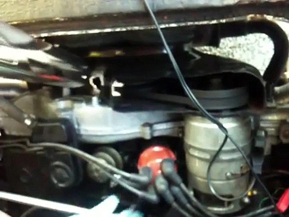Setting the ignition timing on a VW Type-3 engine