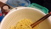 大豆と小松菜のニンニク炒め：The garlic fried soybean and komatsuna：Japanese food recipes