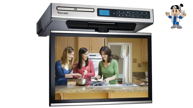 Venturer KLV3915 15.4-Inch Undercabinet Kitchen LCD TV/DVD Combo