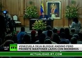 Venezuela se retira de la Comunidad Andina de Naciones