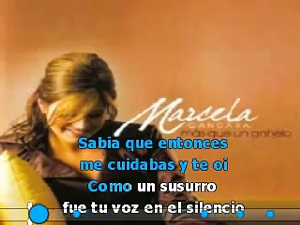 Supe que me amabas Pista Karaoke   Marcela Gandara