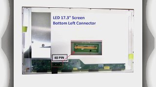 HP 640226-001 Laptop Screen 17.3 LED BOTTOM LEFT WXGA   1600x900