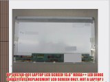 HP 595740-001 LAPTOP LCD SCREEN 15.6 WXGA   LED DIODE (SUBSTITUTE REPLACEMENT LCD SCREEN ONLY.