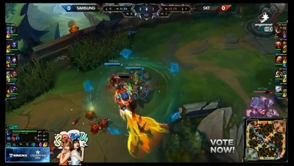 SSG vs SKT Game 1 Highlights - SAMSUNG GALAXY vs SK TELECOM T1 - W3 LCK Champions Korea Summer