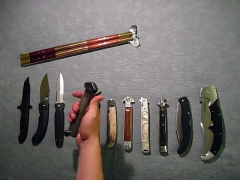 12 Big Folding Knives (Large Pocket Knife Collection)