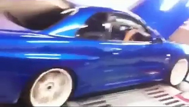 R34 GTR Skyline Dyno run , 791HP AT ALL 4 wheels , TOP RPM DYNO DAY