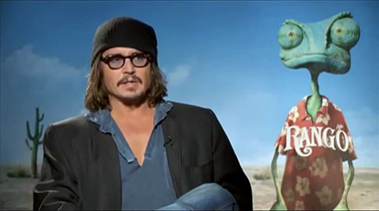 Johnny Depp Interview for RANGO