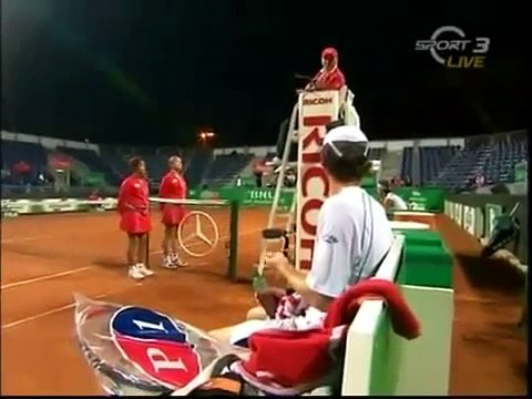 Andy Murray vs Juan Martin Del Potro Argument Fight. Juan talking to Andy about Judy Murray!