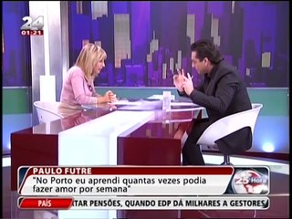 Futre aprendeu a fazer amor no FC Porto !!! 12/01/2012 TVI24