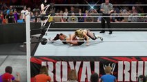 Natalya & Paige vs. The Bella Twins - Royal Rumble WWE 2K15 Simulation
