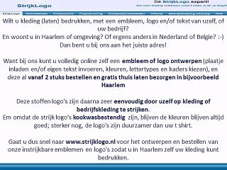 Kleding bedrukken Haarlem