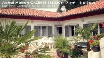 A vendre - maison - CAZERES (31220) - 3 pièces - 71m²