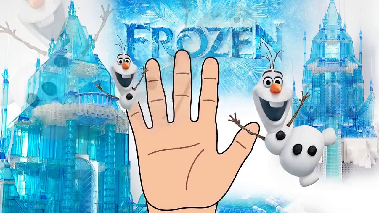 Disney Frozen Daddy Finger Family - Kids Songs Nursery Rhymes for Children