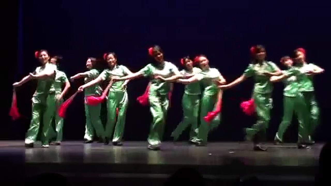 彩扇舞 "茉莉花" Fan dance "