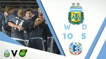 Les chiffres d'Argentine - Jamaïque - Foot - Copa America